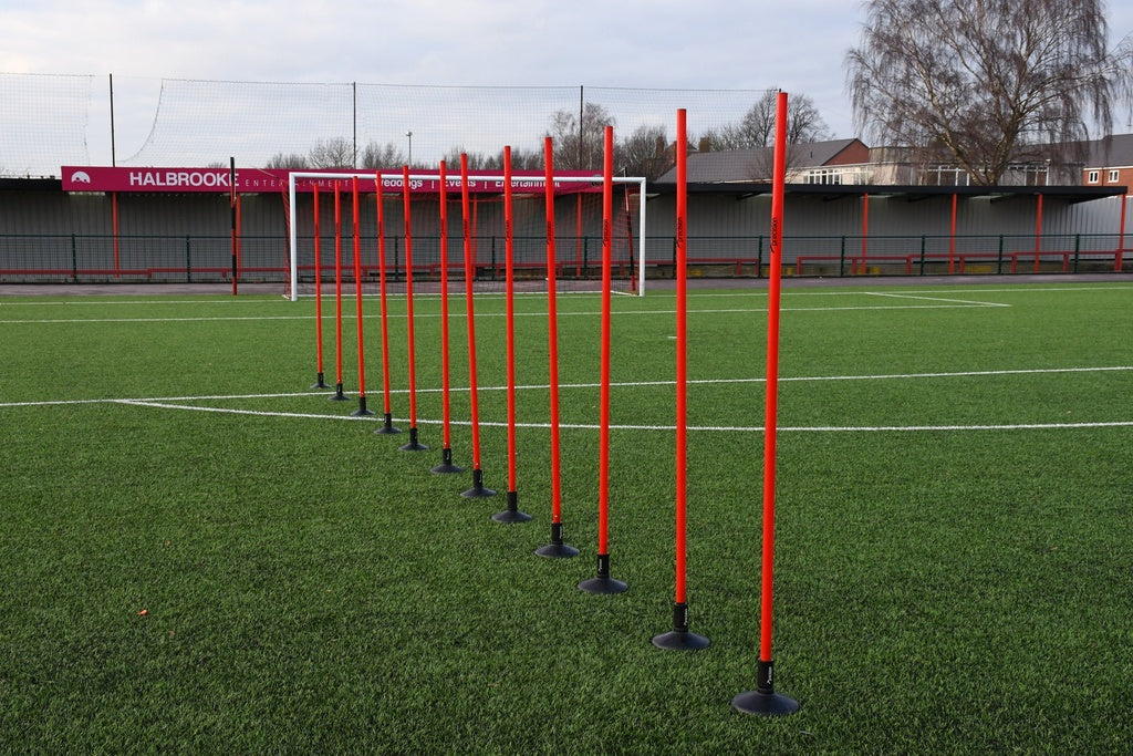 Precision Boundary Poles Red