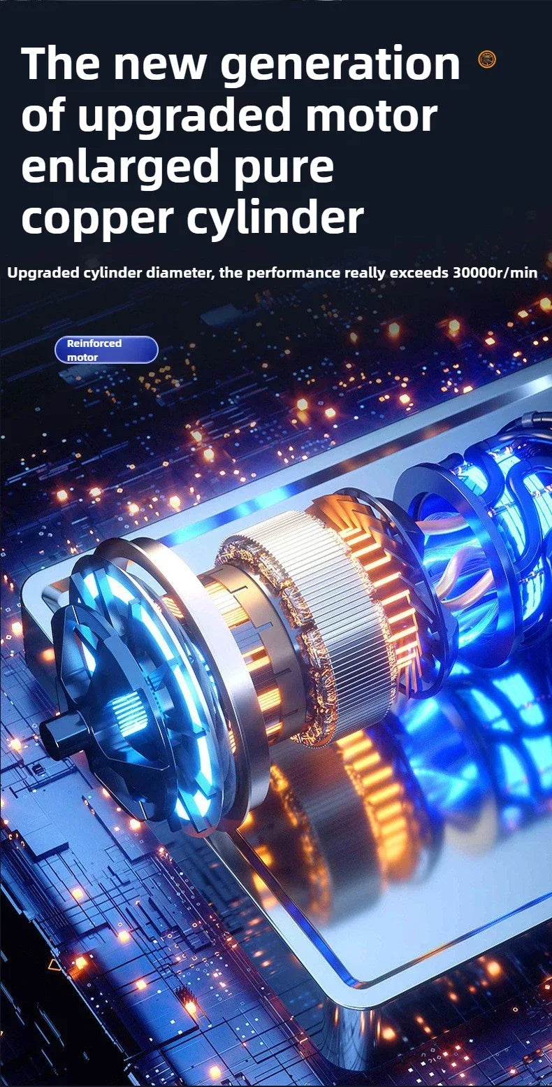 EAFC 6000mAh Air Pump Portable Automatic Compressor Wireless/Wired