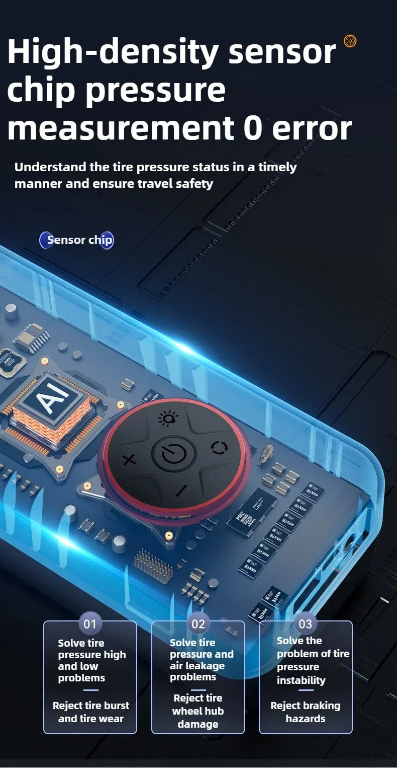 EAFC 6000mAh Air Pump Portable Automatic Compressor Wireless/Wired