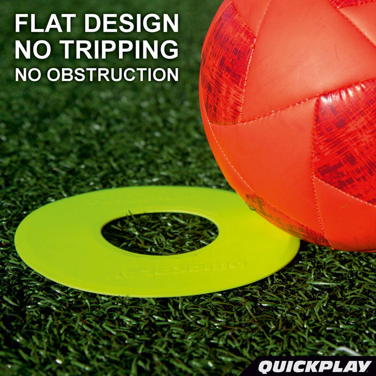 Quickplay Flat Markers Multi-Color (set of 10)
